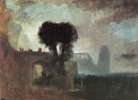 Turner, Joseph Mallord William - Archway with Trees by the Sea